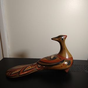 Tonala Mexican Folk Art Bird Pheasant